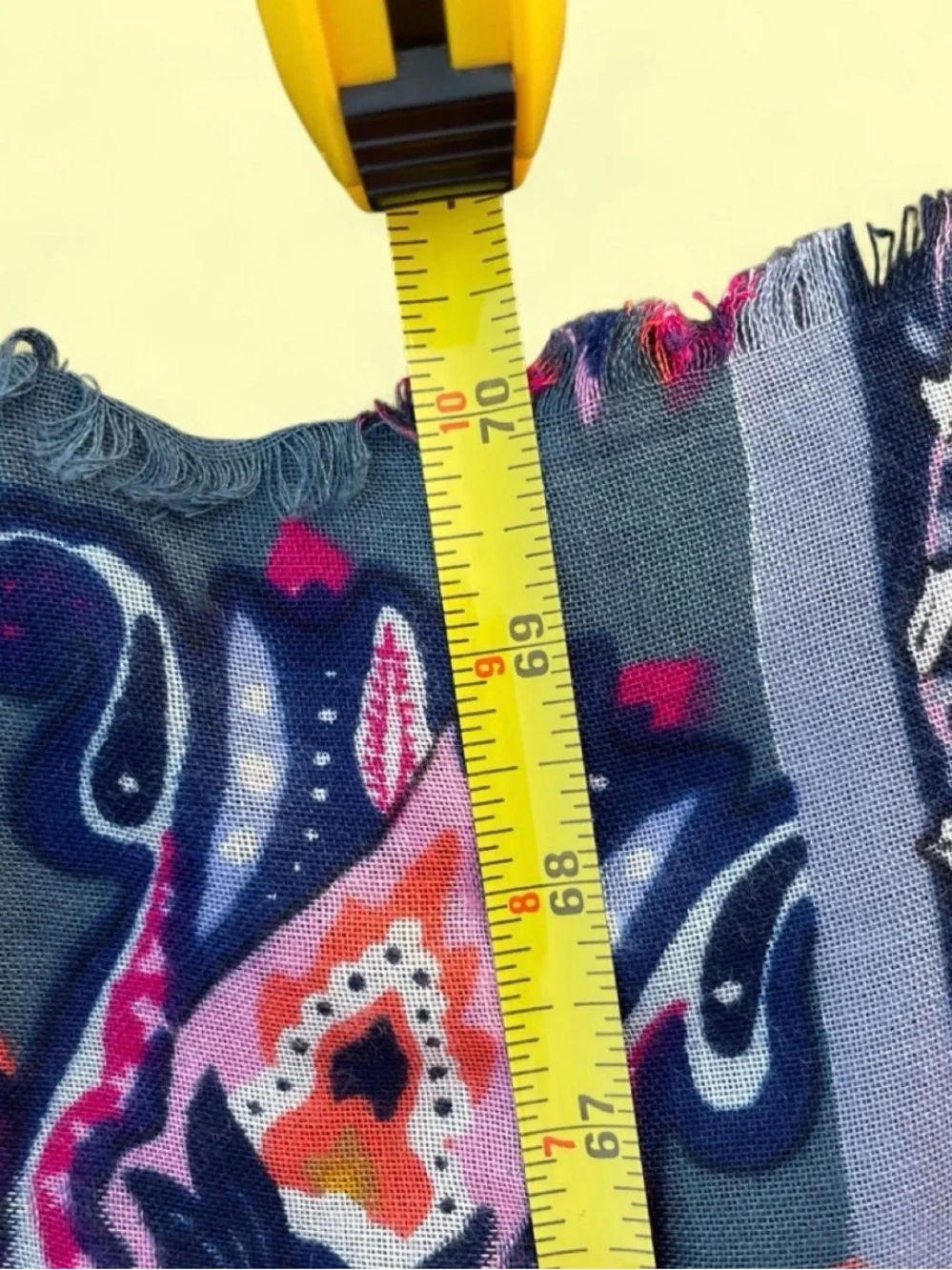 Vera Bradley Girls Paisley Scarf in Gray, Pink & Purple